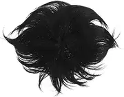 Gatuida Men Hair Toppers for Thinning Hair Breathable Short Hairpiece for Daily Wear Realistic Appearance Airflow Friendly Design Comfortable Head