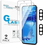 [2+2 Pack] KATIN Screen Protector for Samsung Galaxy A56 5G Tempered Glass with Camera Lens Protector, Anti Scratch, Bubble Free, Case Friendly