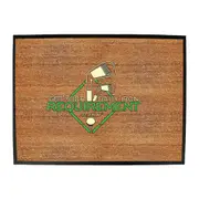 Golf Oob Get Your Daily Iron Requirement - Funny Novelty Doormat Man Cave Floor mat