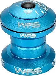 NV.28 1 Inch CNC Alloy Threadless Headset with Top Cap, Blue, HS02ZQBLU