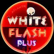 Atlantic White Flash Plus Gasoline NEW 28" ROUND Sign USA STEEL XL Size 7 lbs