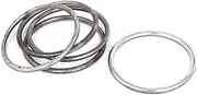 Ruilogod Turbo Engine Exhaust Header Silencer Gasket 5 Pcs