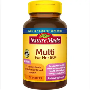 【現貨】美國 Nature Made  Multi for her 萊萃美 女性綜合維他命加鐵 60顆