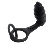 Miraco Prostate Massager Cock Ring Anal Butt Plug Male Vibrator