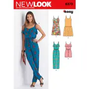 New Look Sewing Pattern 6373 N6373 Misses' Jumpsuit, Romper & Dresses