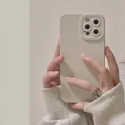 Earth Tones Color Soft Silicone Phone Case for iPhone 14 13 12 11 Pro Max 7 8 Plus SE 2 X XR XS Max Camera Lens Protection Cover,antiquewhite,for SE 2020,SE 2022