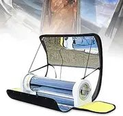 Portable Solar Oven, 4.5L Large Capacity Outdoor Oven Camping Stove with Thermometer, 20-30 Minutes The Temperature in The Oven can Reach 140-160°, for 2-3 People Backpacking Hiking Family Party