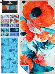 Microfiber Lightweight Thin Beach Towel Sand Free Quick Dry Super Absorbent Compact Oversized Large Towels for Swimming Pool Yoga Gym Travel Vacation Beach Accessories Essentials for Adults