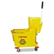 Magnolia Brush #6035-3 Mop Bucket/Wringer Combo 35Qt Capacity