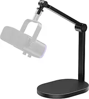 InnoGear Studio Mic Stand, Max Load 2.64 lb Microphone Arm Desk Mount Desktop Microphone Stand for Fifine AM8 K669B Blue Yeti HyperX QuadCast SoloCast AT2020, Webcams Cameras