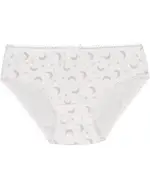 Mini Mango Girls Brief, White, Size 2-3