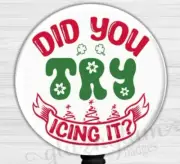 Funny Christmas Retractable ID Badge Holder, Nurse Holiday Badge Reel -GG6648A