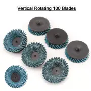 6Pcs 2'' Flap Sanding Wheels Zirconium Oxide Angle Grinder Discs Abrasive Tools