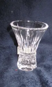 MIKASA PETITE JEWEL MINI VASE, T8186-609, LEAD CRYSTAL, NEW IN BOX, # 26H
