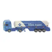 Siku 1626 Blue Tanker w/ Trailer Diecast 171mm Kids Play Toy 3y+ 1:87 Scale