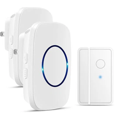 Door Chime When Door Opens FullHouse Door Sensor Wireless Entry Alarm with 10...