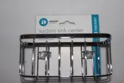 InterDesign 84702 Sinkworks Sink Center, Suction, Stainless Steel - Quantity 1