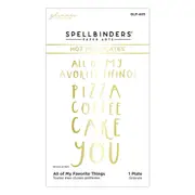 Spellbinders All of My Favorite Things Glimmer Hot Foil Plate