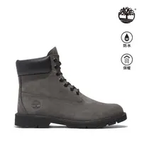 在飛比找momo購物網優惠-【Timberland】男款灰色磨砂革防水6吋休閒靴(A64