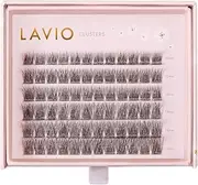 Lavio Classic Cluster False Eyelashes, Non Pre-Glued, Lightweight, Natural Feel
