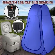 20L Outdoor Portable Toilet Bag 20L Shower Bag Pop Up Camping Tent Change Room B