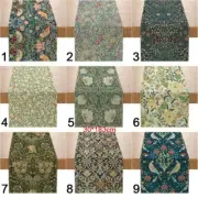 Pastoral Style Floral Table Runner Flower Pattern Tablecloth Home Decor