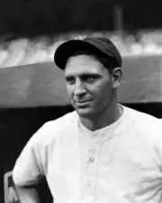 William B Chapman of the Washington Senators in 1936 Baseball Old Photo