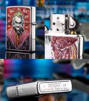 Genuine Zippo Lighter Classic Joker Custom Design Windproof Lighter Collectibles