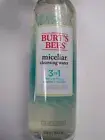 Burt's Bees Micellar Cleansing Water 3 in 1 Removes Makeup Hydrates 12 OZ