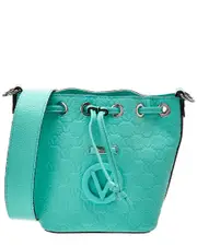 Valentino by Mario Valentino Jules Dollaro Monogram Leather Bucket Bag