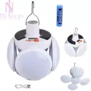 Camping Lights Lantern with Remote & Portable Solar Outdoor Folding Rechargeable