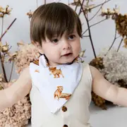 Snuggle Hunny Lion Organic Dribble Bib