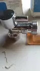 Chrome washing machine tap
