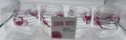 Martha Stewart Cook out Stemless Wine Glass Acrylic (Set of 4) Lobster Crab