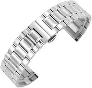 [Asackbper] Watch Band Fit for LONGINES WatchBand Stainless Steel Bracelet Master Crescent 12/13/14/15/16/17/18/19/20/21/22 mm Strap