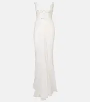 [Maria Lucia Hohan] Maria Lucia Hohan Bridal Cassiopea silk gown AU 6 white