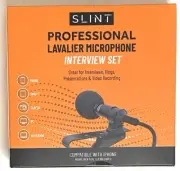 Slint Professional Lavalier Microphone Interview Set