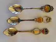 Collectible Souvenir Spoons / LOT OF 3