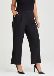 ts Taking Shape Pants Size 20 Trim Detail Wide Leg style NWT