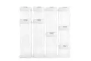 NNEKG Flip Top Pantry Storage Container Set (9 Piece)