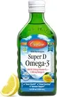 Carlson - Super D Omega-3, Wild-Caught Norwegian Arctic Cod Liver Oil, 2000 IU (