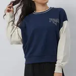 PUMA 基本系列 PUMA SQUAD 女款 藍色 休閒 短版 王淨著用 圓領衫 長袖 67789814