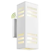 Dusk to Dawn Outdoor Wall Lights, Modern Porch Wall Lights White, 13" Outdoor...