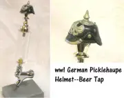 1/6 scale ww1 German Pickelhaup helmet as beer tap