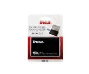 Inca USB 3.0 All-in-1 Card Reader with card storage