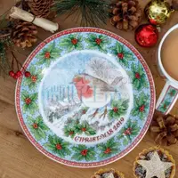 在飛比找ETMall東森購物網優惠-代理現貨順豐英國DUNOON骨瓷杯2019圣誕紀念系列杯碟套