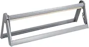 Bulman Heavy Duty Steel Paper Cutter Dispenser, 24" Wide with Rubber Feet and Long Lasting Grey Powder Coated Finish