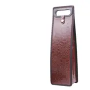 PU Leather Wine Gift Bags Storage Bags Simple Carrier Of Wine Gift Boxes Red Wine Decoration For Home Party Wine Bottle
