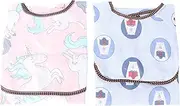 PEPLAYTAL Infant Feeding Smock Baby Bibs Drooling Bib Suction Bowl 110 Size Comfortable Elastic Cuffs Random Style