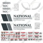 Fits National 560C Decal Kit Crane Replacement Decals (7 YEAR VINYL) - 3M Vinyl!